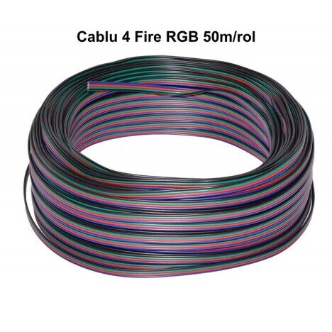 CABLU ALIMENTARE RGB 4 FIRE , 50M/ROL